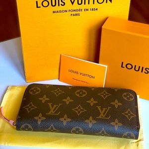 Clémence Wallet BRAND NEW Monogram | Rose Ballerine Women